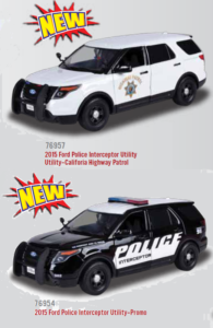 Motormax 124 - 76954-76957 - Ford Police Interceptor Utility - California Highway Patrol - Promo
