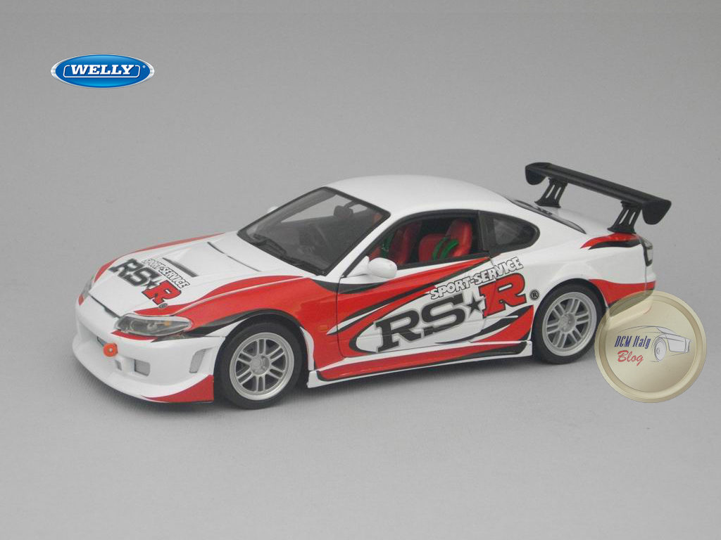 Welly - Nissan S15 R - White - 01
