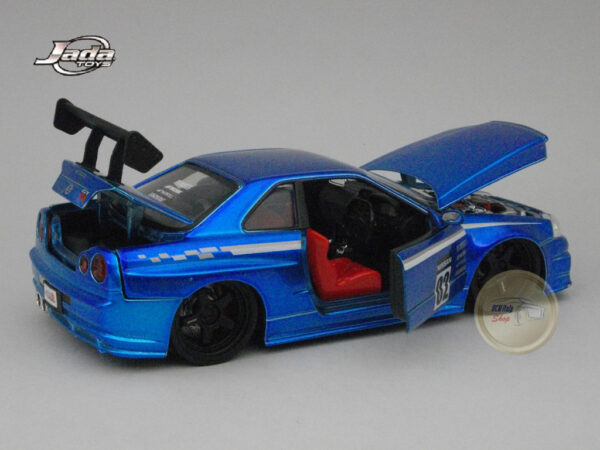 Nissan Skyline GTR R34 (2002) 1:24 Jada Toys