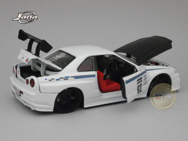 Nissan Skyline GTR R34 (2002) 1:24 Jada Toys