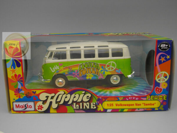 Volkswagen Classic Bus “Hippie Line” 1:24 Maisto