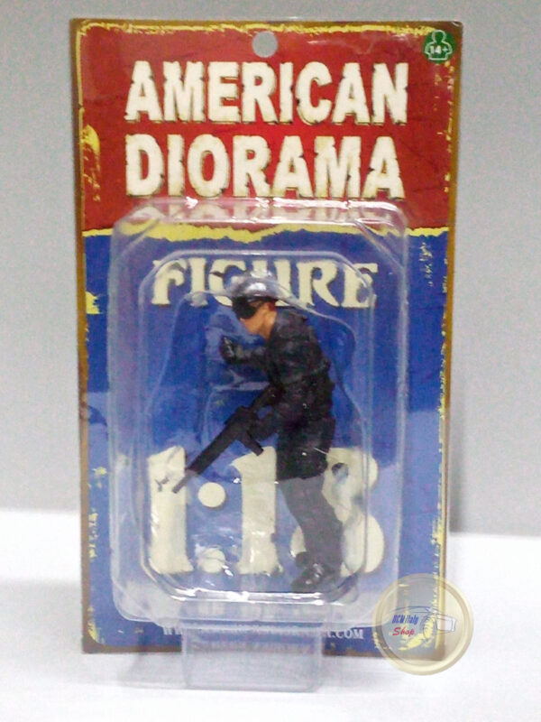 Scale Figures – Swat Team “Flash” 1:18 American Diorama