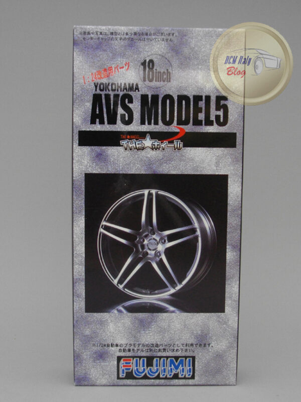 Wheels Kit #09 – Yokohama Avs Model 5 – 18 inch 1:24 Fujimi