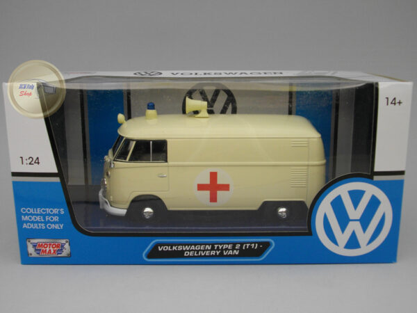 Volkswagen Type 2 (T1) Delivery Van “Ambulance” 1:24 Motormax