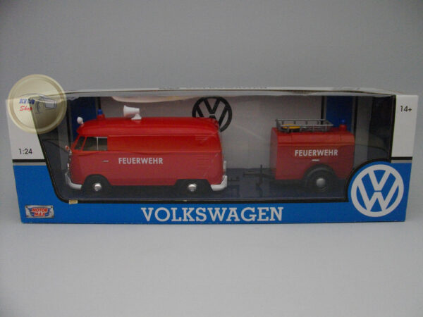 Volkswagen T2 Van “Feuerwehr Set” 1:24 Motormax