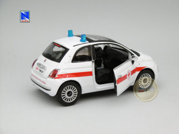 Fiat 500 Croce Rossa Italiana 1:24 New Ray