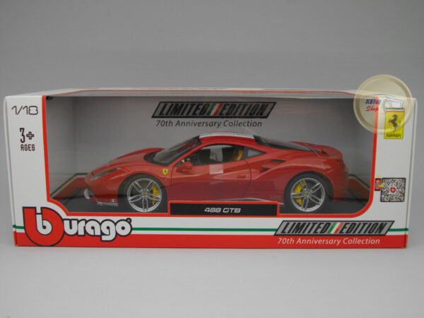 Ferrari 488 GTB “70° Anniversary” 1:18 Burago