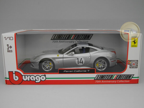 Ferrari California T “70° Anniversary” 1:18 Burago