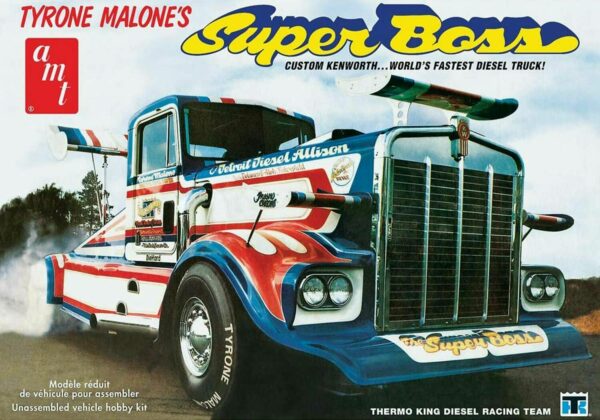 Tyrone Malone Kenworth Super Boss Drag Truck 1:25 AMT