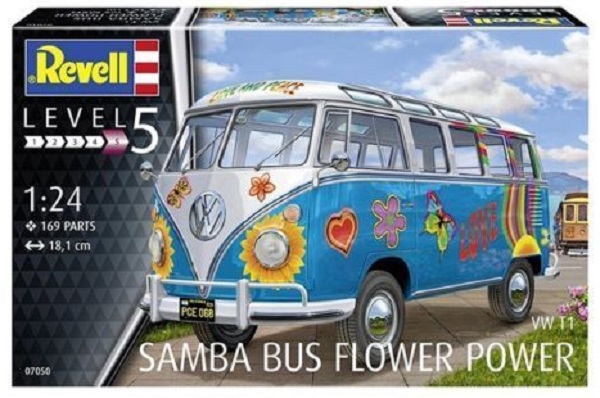 Volkswagen T1 Samba Bus “Flower Power” 1:24 Revell