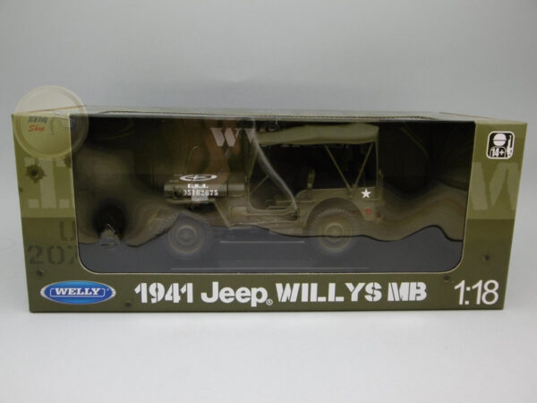 Jeep Willys MB (1941) Soft Top 1:18 Welly