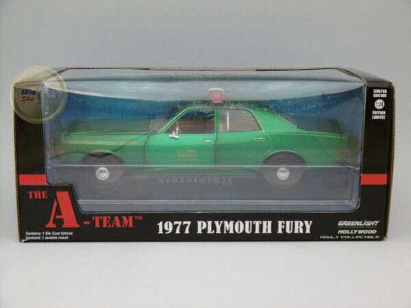 Plymouth Fury (1977) U.S. Army “The A-Team” 1:24 Greenlight