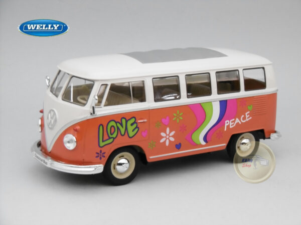 Volkswagen T1 Bus (1963) “Hippie” 1:24 Welly