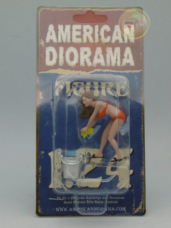 Scale Figures – Car Wash Girl “Cindy” 1:24 American Diorama