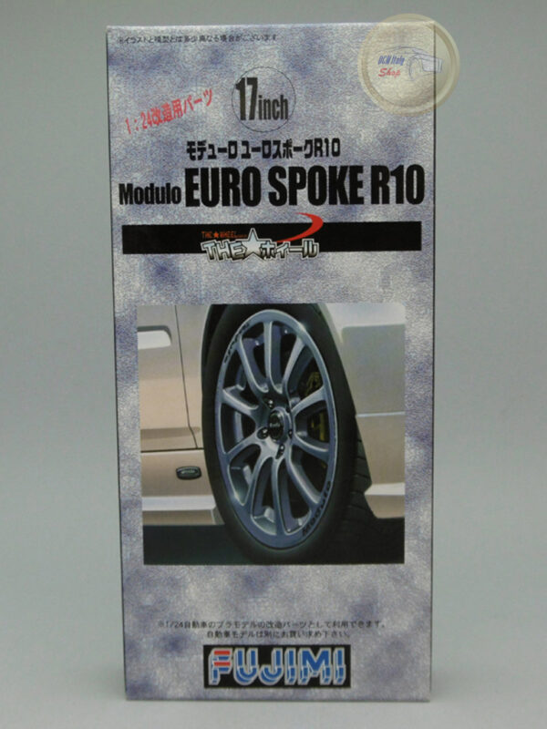 Wheels Kit #61 – Modulo Euro Spoke R10 – 17 Inch 1:24 Fujimi